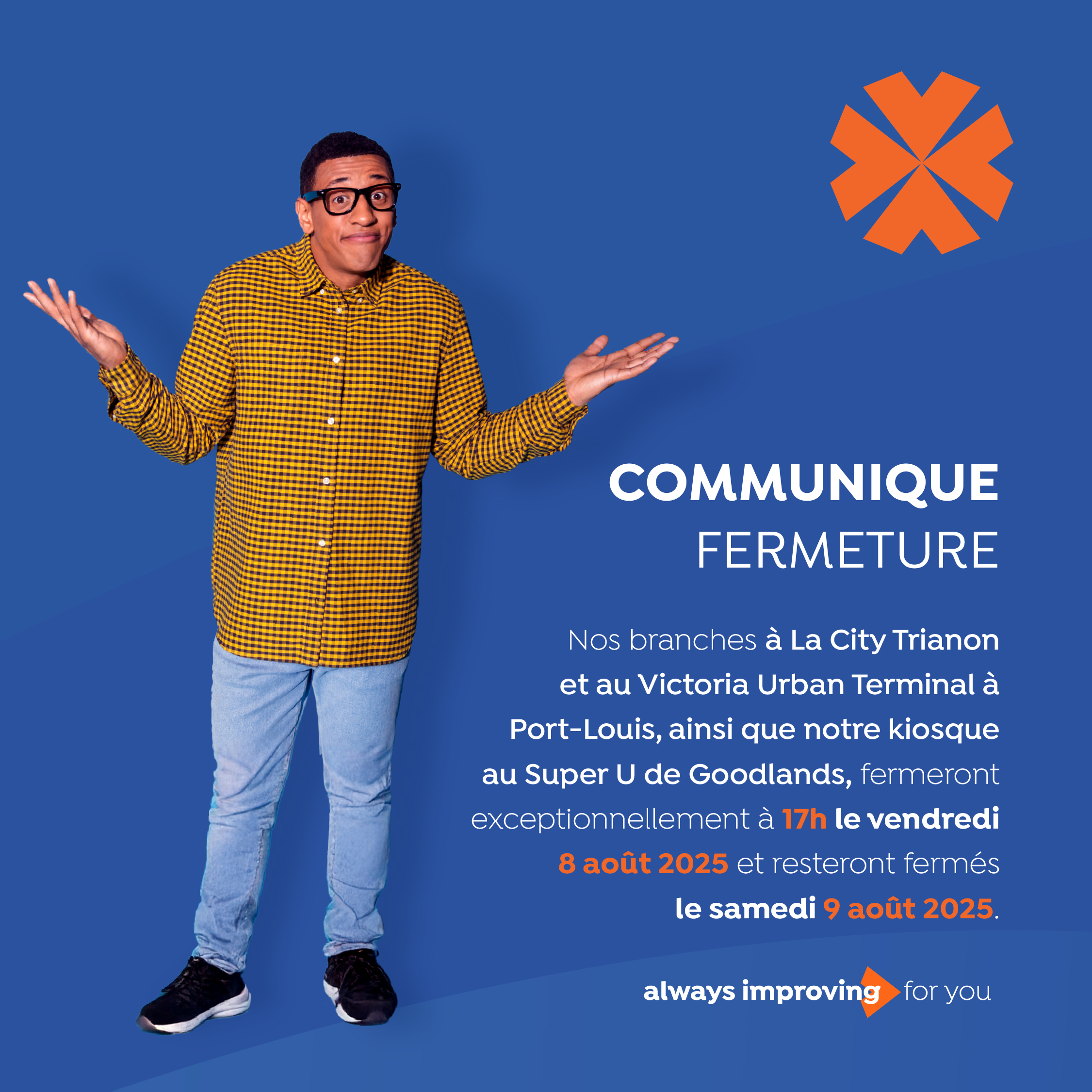 COMMUNIQUÉ FERMETURE